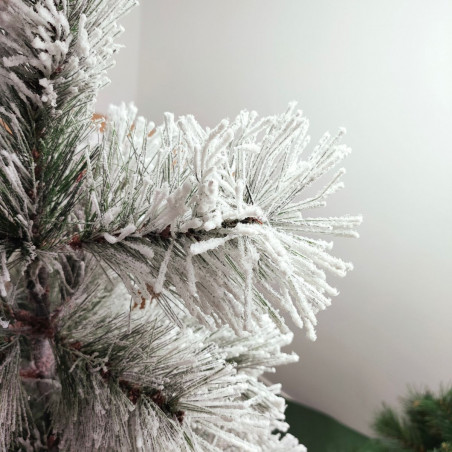Albero di Natale innevato Des Alpes 150 cm Flora ramo