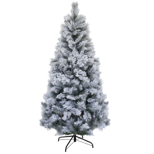 Albero di Natale innevato Des Alpes 180 cm Flora