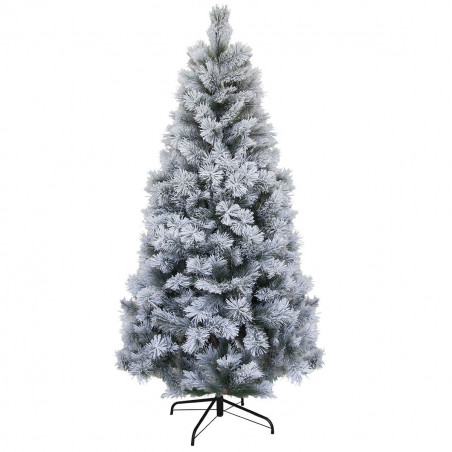 Albero di Natale innevato Des Alpes 180 cm Flora
