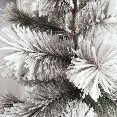 Albero di Natale innevato Des Alpes 240 cm Flora dettaglio rami