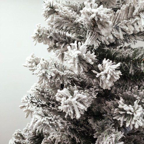Albero di Natale innevato Tirolo 240 cm Domus dettaglio rami