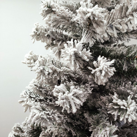 Albero di Natale innevato Tirolo 240 cm Domus dettaglio rami