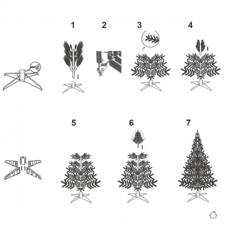 istruzioni montaggio albero ombrello