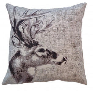 Cuscino divano Cervo 45x45 cm sfoderabile