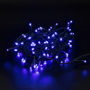 Luci di Natale 100 LED blue 8 funzioni 5 m Domus Light 2