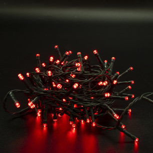 Luci di Natale 100 LED rosso 8 funzioni 5 m Domus Light 2