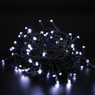Luci di Natale 240 LED bianco naturale 8 funzioni 12 m Domus Light 2