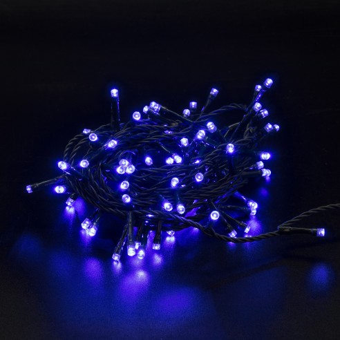 Luci di Natale 240 LED blue 8 funzioni 12 m Domus Light