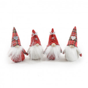 Pendente Babbo Natale H12 cm assortito Mercury