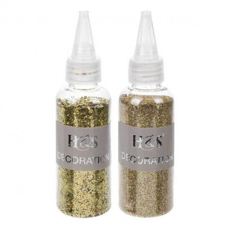 Glitter oro per decorazioni 40 g assortito H&S Collection