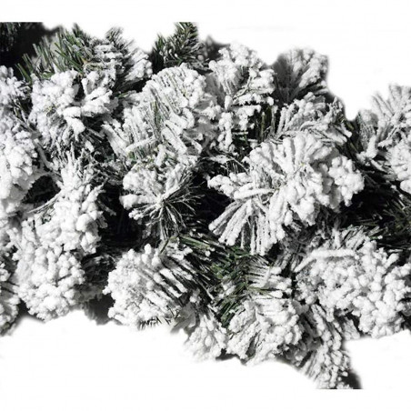 Corona di Natale verde innevato Ø 45 cm Davos