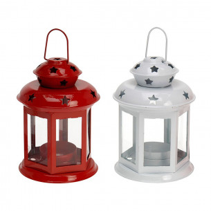 Lanterna porta candela 9xh14cm assortito H&S Collection