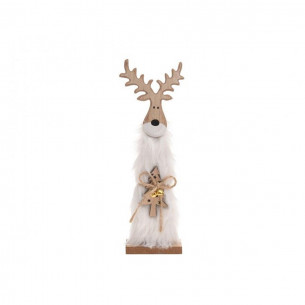 Renna in legno naturale H30 cm assortito H&S Collection 2