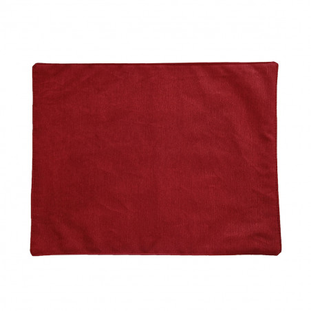 Tovaglietta americana natalizia rosso con gnomi 40x5 cm retro