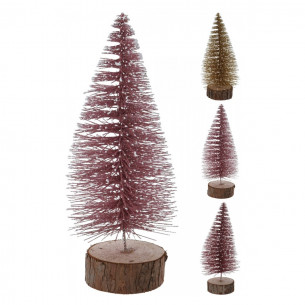 Alberello glitter H25 cm Ashley assortito H&S Collection