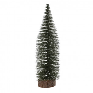 Alberello glitter H14 cm verde