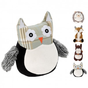 Fermaporta natalizio peluche animali assortito H&S Collection