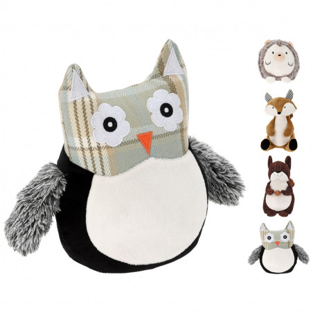 Fermaporta natalizio peluche animali assortito H&S Collection