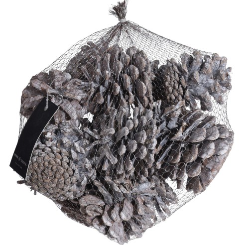Sacchetto di pigne 8 cm da 300 g assortito H&S Collection