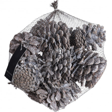 Sacchetto di pigne 8 cm da 300 g assortito H&S Collection