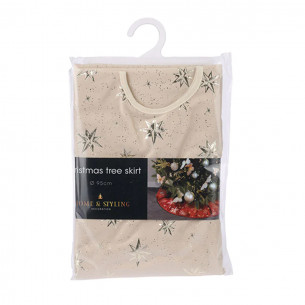 Copri base albero di Natale in velluto Ø 95 cm assortito 2