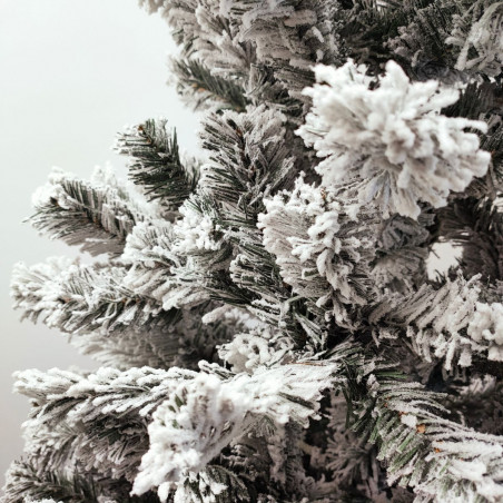 Albero di Natale innevato Tirolo 120 cm Domus dettaglio