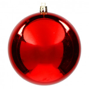 Palla di Natale sfera rossa Ø 15 cm Domus
