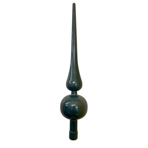 Puntale albero H30 cm blu petrolio