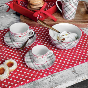 Set 6 tazzine caffè con piattino 100 cc Brunico Tognana 2