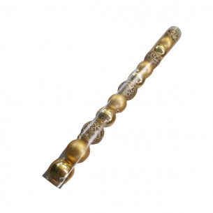 Palline di Natale oro Ø 6 cm confezione da 12 pezzi