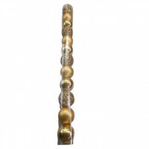Palline di Natale oro Ø 6 cm confezione da 12 pezzi 2