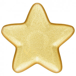 Piatto Stella 24 cm Estrella oro