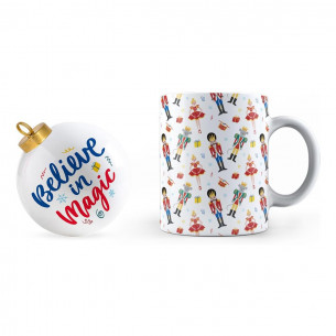 Schiaccianoci collection mug & pallina di Natale Bialetti