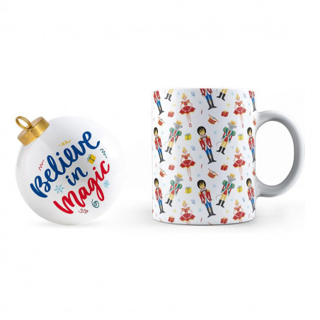 Schiaccianoci collection mug & pallina di Natale Bialetti