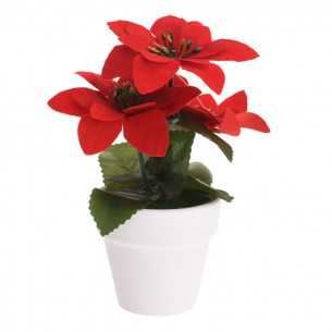 Stella di Natale H 16 cm rosso
